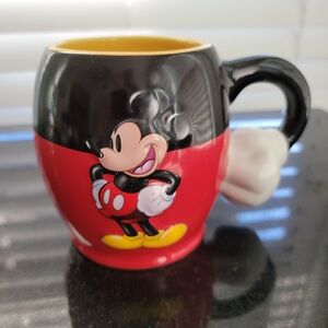 Disney Parks Mickey Mouse Red and White Mug
